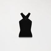 BLAIR KNITTED TOP WOMEN BLACK